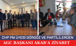 CHP PM Üyesi Görgöz ve Partililerden AGC Başkanı Akar’a Ziyaret